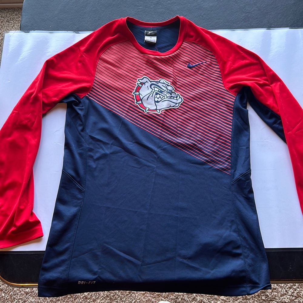 *Rare* Limited Gonzaga authentic pregame warm-up | Medium | Blue and Red